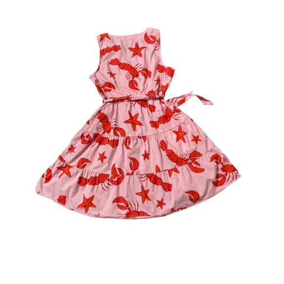 J Crew Women's Lobster Star Fish Printed Cotton Mini Dress, NWOT, Size 12 - Picture 5 of 8